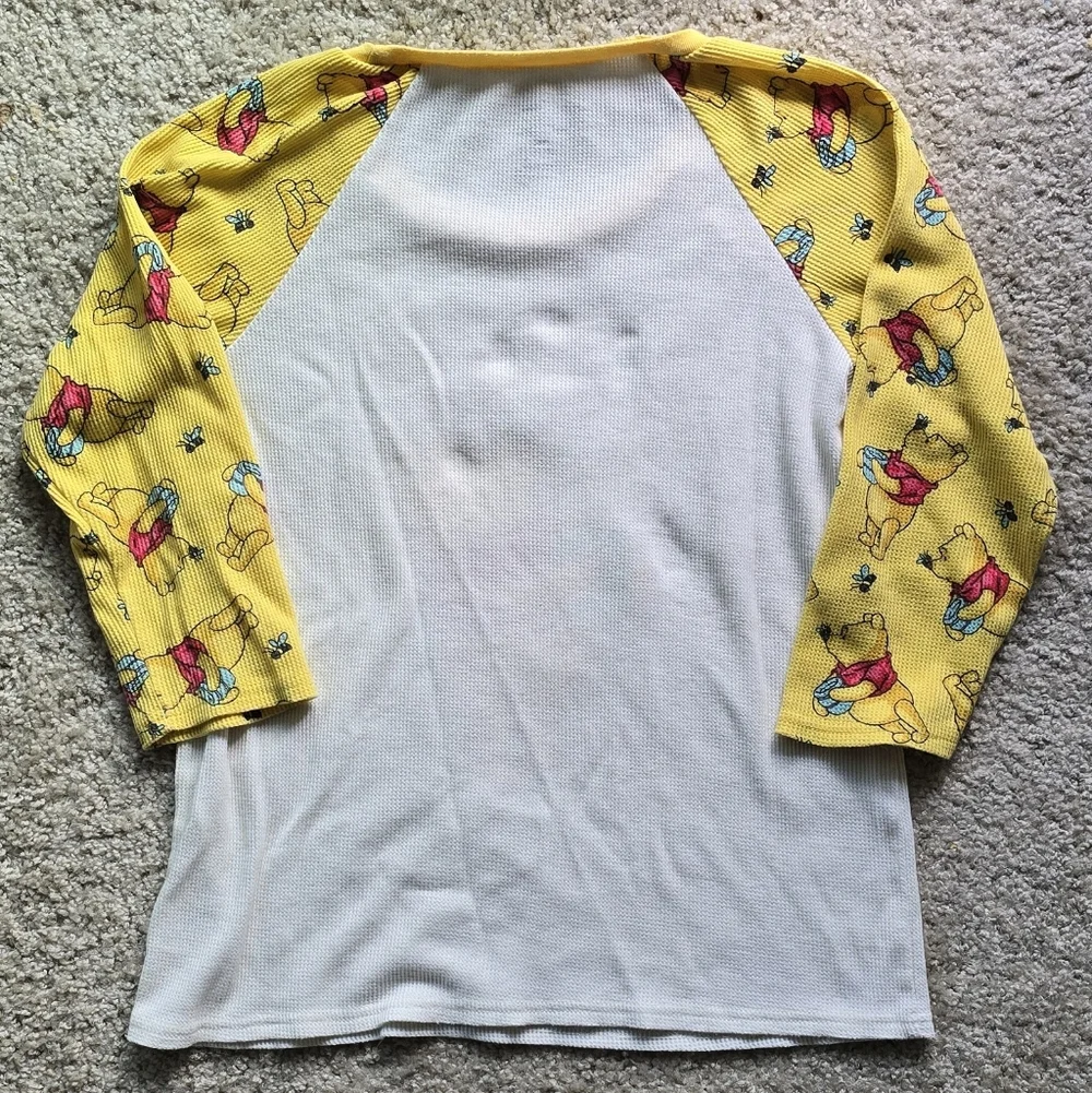 Disney Yellow & White Winnie the Pooh Pajama Set - Picture 2 of 5